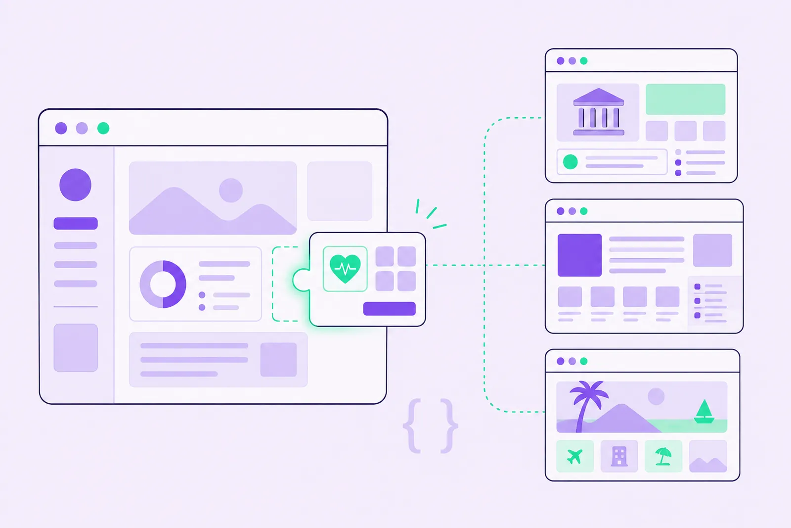 Un widget HTML con le farmacie di turno incastonato nella pagina di un sito di news