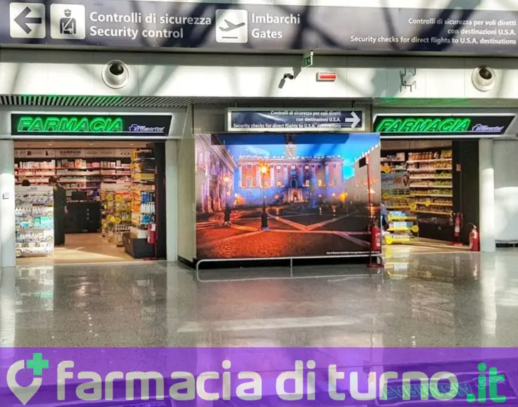 Farmacia Farmacrimi Terminal 1 Aeroporto Roma Fiumicino (FCO) - Gruppo Farmacie Italiane