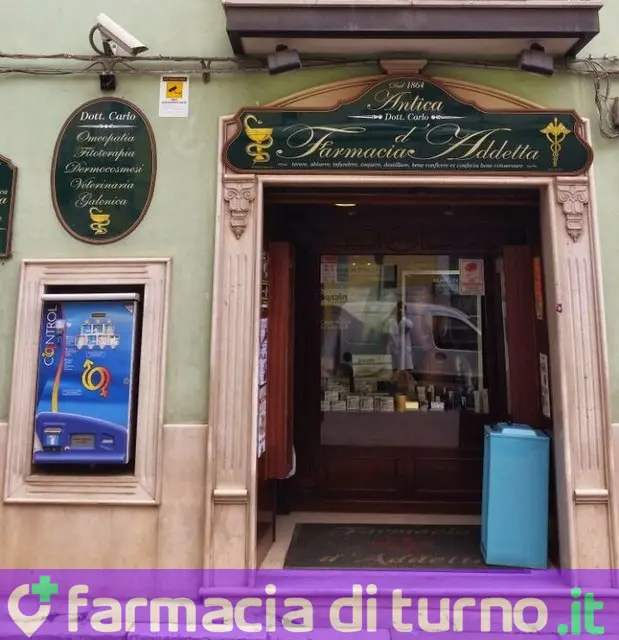Antica Farmacia d'Addetta Dr. Carlo Ignazio - Farmacisti dal 1864