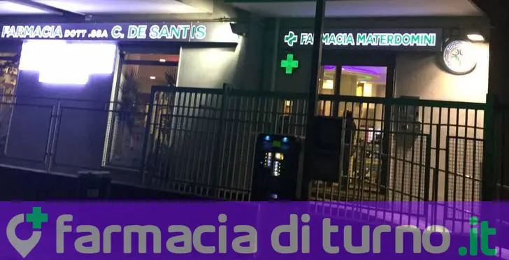 Farmacia Materdomini Sas Di Carolina De Santis